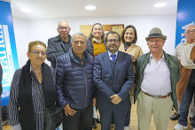 Arriba: José Fernando Rodas Rivera, Martha Lucy Ceballos Castrillón y Patricia del Pilar Ruiz Vera. Abajo: María Amparo Lopera Álvarez, Carlos Alberto Salazar A., Fernando-Alonso Ramírez y Raúl Pineda Roncancio.