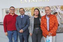 Santiago Zapata, Margaret Sánchez, Fernando-Alonso Ramírez y Augusto Morales Valencia.