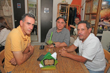 Mauricio Londoño, Andrés López y Juan Fernando Rubio.