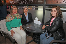 Olga Patricia Osorio, María Doris Marín y Manuela López.