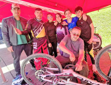 Douglas Contreras, Severo Boada, Wilson García, María Ángela Rubio, María Isabela Barco, Maikol Contreras y Brainer Boada. Delegación de Norte de Santander.
