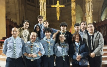 Miembros activos y retirados del Grupo IV Pirsas: (Arriba) Juan Camilo Toro, Alejandra Díaz, Federico Ruiz, Juan Alberto López, Samuel Jacobo López, Juan Ángel Castro y Elmer Hernández.(Abajo) Juan Camilo Toro, Albeiro Aguirre, Sandra Liliana Gutiérrez, Luis Jerónimo López, Sara Arango, Magdalia Tabares y Juan Camilo López.