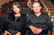 Evelyn Salazar y Marco Fidel Cabezas.