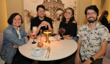 Daniela Zuluaga Calle, Diego Ceballos, Valeria Gómez y Andrés Camilo Peláez.