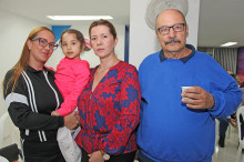 Daniela Salazar, Victoria Martínez, Mónica Corrales y Álvaro Salazar.