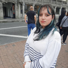 Deli Yasmin García Molina (plaza de Bolívar)