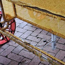 Estos son algunos daños que encontraron en el alumbrado navideño en Supía.