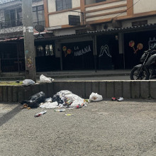 La Avenida El Libertador se transformó en un basurero
